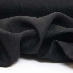 Washed Linen Soho 160gsm - Black