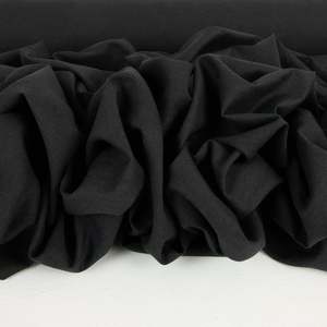 Washed Cotton Nylon Napoli Twill 163gsm - Black