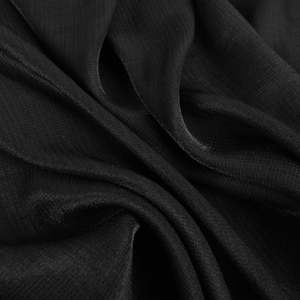 Slade Rayon Nylon Lightweight Textured Crepe - Black