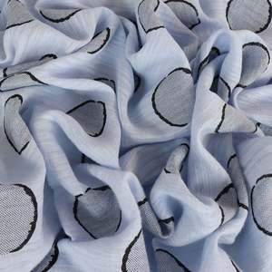 Tencel Cotton Linen Printed Spot - Jewel Sky