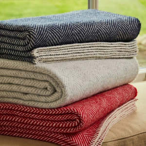 TWEEDMILL BLANKET STITCH THROW