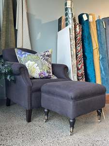 Furniture: FRENCH FOOTSTOOL SMALL