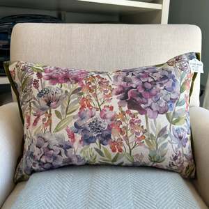 Homewares: Voyage Hydrangea Cushion 45x66cm