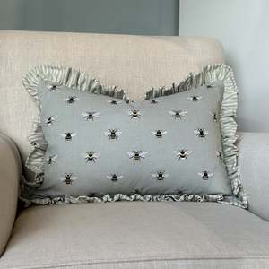 Ruffle Bee Cushion