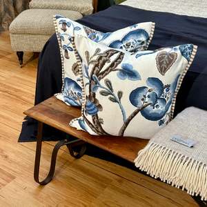 Marlena w Stripe Flange Cushion