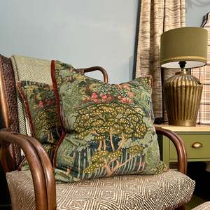 GP& J Baker Ruskin Velvet Cushion
