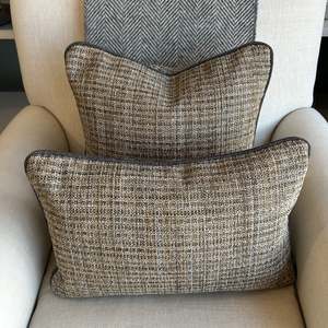 Homewares: Mustard Weave Cushion