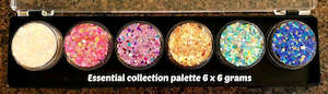 Products: Fairy Snuff glitter paste palette 6 x 6gm Essential collection