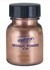 Special Effects: Mehron Metallic powder - Copper 30gm