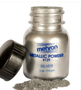 Special Effects: Mehron Metallic powder - Silver 14gm