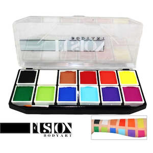 Fusion Spectrum Palettes: FUSION body art Sampler face painting palette