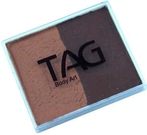Tag 2 Colour Split Cakes: Tag split cake - Brown/Mid brown 50gm