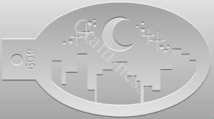 Skyline stencil