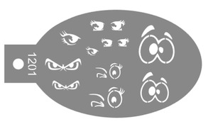 Fpnz Stencils: Assorted eyes stencil