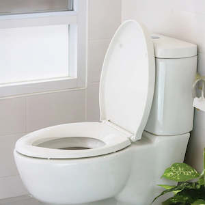 Bathroom Accessories: Quick Release Soft Close Toilet Seat White Bathroom Heavy Duty