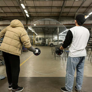 Bathroom Accessories: 2x20cm 500kg Vacuum Suction Cup Glass Lifter Granite Sucker Pump Lift Heavy Duty