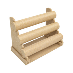 3-Tier Triple Bar Jewellery Display Rack for Watches Bracelets and Accessories