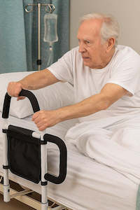 Health And Beauty: Adjustable Bed Rail for Elderly – Safety Support Bar for Adults & Seniors for Stable Bedside Assistance