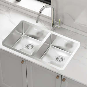 775x450mm Handmade 1.5mm Stainless Steel Sink – Undermount/Topmount with Waste&hellip;