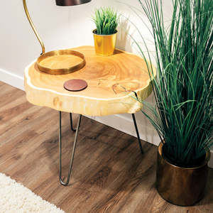 Home Furniture: Set of 4 Chrome Retro Hairpin Table Legs 12mm Steel Bench Desk - 41cm