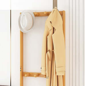 Home Furniture: 42x165cm Wooden Hall Stand with Drawer – Modern Minimalist Floor Coat Rack in Wood
