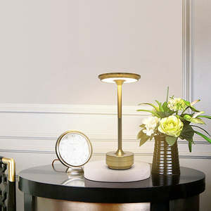 Home Furniture: Rechargeable Table Desk Lamp LED Touch Dimmable Bedroom Night Light Cordless