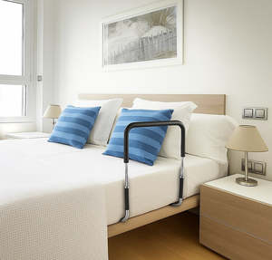 Bed Assist Adjustable Hand Rail – Soft Grip Frame with 125kg Support Capacity for Seniors