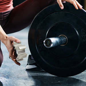 Gym Weights: Aluminium Olympic Lock Collars Pair Barbell Clamps Clips Quick