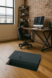 Office Furniture: Underfloor Concealed Safe with Key – Heavy Duty Hidden Security Box