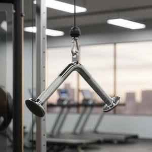 Sports Fitness: Triceps Press Push Down Bar – Cable Attachment for Arm & Strength Training