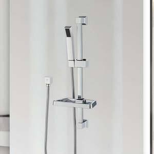 Bathroom Accessories: Hand Held Shower Rail Soap Dish Bathroom Set