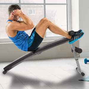 Gym And Fitness Accessories: Adjustable Abdominal Crunch Sit Up Bench