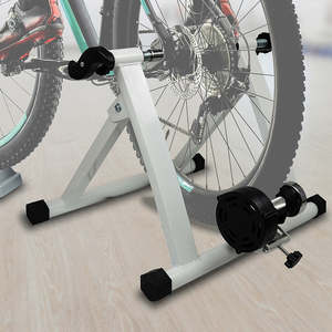 Gym And Fitness Accessories: Indoor Magnetic Bicycle Trainer – Fitness Bike Resistance Stand for Home Training