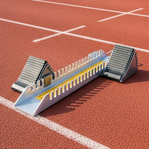 Gym And Fitness Accessories: Adjustable Athletics Starting Block for Sprint Training – Durable Track Running Equipment