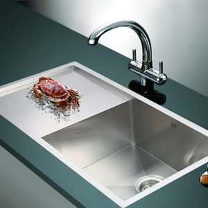 960x450mm Handmade 1.2mm Stainless Steel Sink – Undermount/Topmount with Waste&hellip;