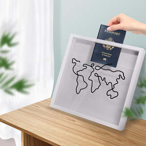 Home Furniture: Explorer Memory Box Keepsake Picture Frame Wall Table