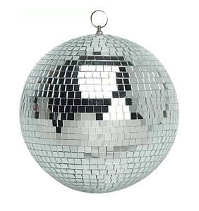 Home Furniture: Silver Mirror Disco Ball – Hanging DJ Party Decor