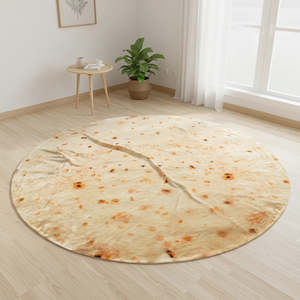 Home Furniture: Tortilla Blanket Burrito 180cm Blanket Throw Rug