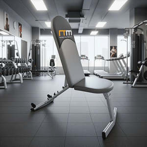 Sports Fitness: FID Flat Incline Decline Adjustable Bench Press for Home Gym Workouts