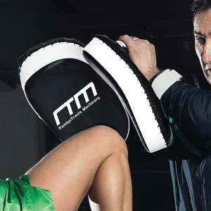 Curved MMA Kick Boxing Pads – Muay Thai Strike Shield & Punching Focus Pad for Training