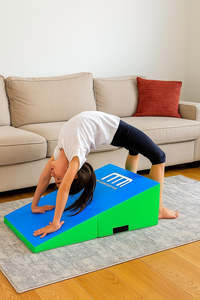 120×60×35cm Foldable Soft Incline Gymnastics Wedge Mat – Foam Ramp for Yoga &hellip;