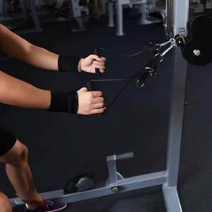 Gym And Fitness Accessories: 2 x Universal Foam Handle Exercise Machine Attachments