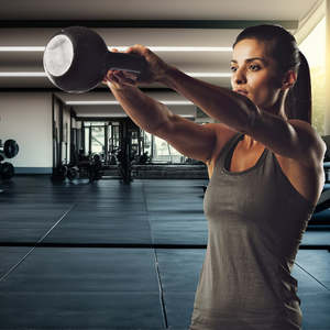Gym Weights: 16kg Concrete Kettlebell Weight for Strength Training and Home Gym Workouts