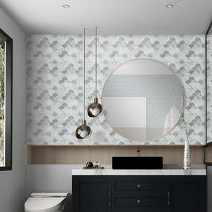 Tiles 3D Peel and Stick Wall Tile – Self-Adhesive Fish Scale Mosaic Design Pac&hellip;