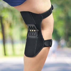 Sports Fitness: Power Knee Stabiliser Pad with Spring Support Joint Rebound Brace