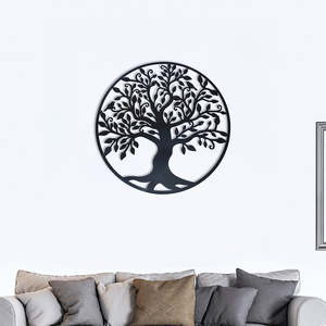 60cm Wall Art Hanging Metal Iron Sculpture – Garden or Home Decorative Feature Piece