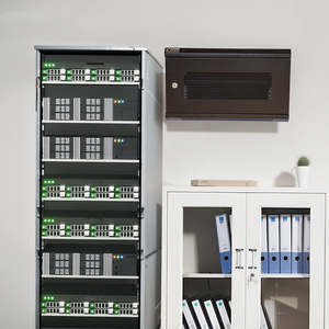 Office Furniture: 19" 6U Wall Mount Network DVR NVR Data Cabinet Enclosure