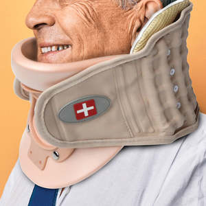 Neck Support Collar – Adjustable Fit with Hand Air Pump