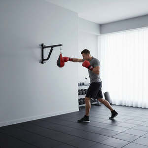 Punching Bag Holder Wall Mount – Heavy-Duty Steel Pivot Rack