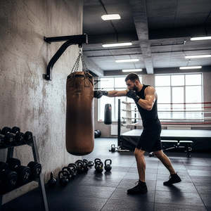 Heavy Duty Punch Bag Wall Bracket – 100kg Steel Boxing Bag Mount